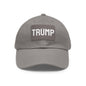 TRUMP HAT Dad Hat with Leather Patch (Rectangle)