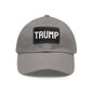 TRUMP HAT Dad Hat with Leather Patch (Rectangle)