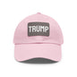 TRUMP HAT Dad Hat with Leather Patch (Rectangle)